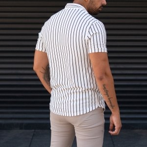 Men's Shirts Striped White - 5