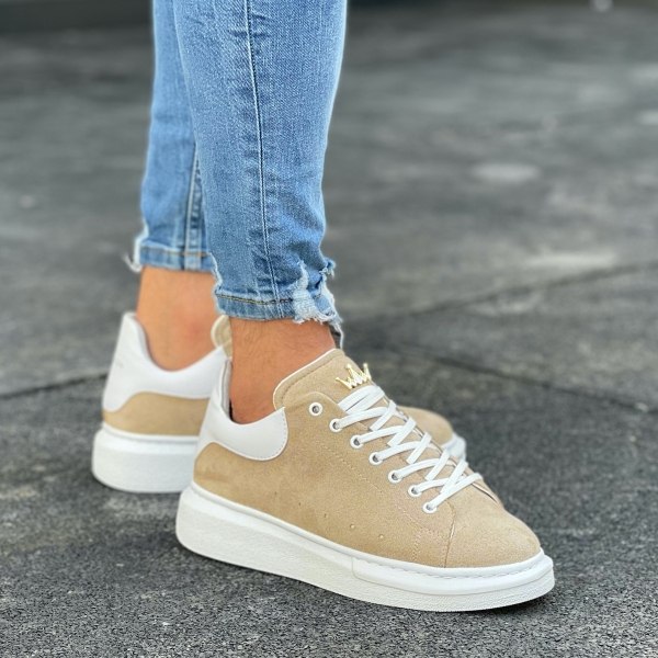 Chunky Sneakers Shoes Beige