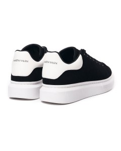 Chunky Sneakers Suede Shoes Black