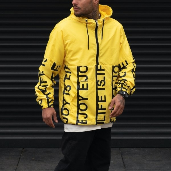 MV Autumn Collection Rainproof Hoodie in Yellow