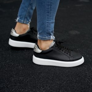 Men's Casual Sneakers Iconic Black-Grey - 6