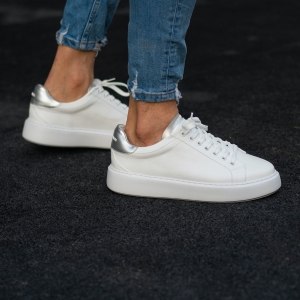 Men's Casual Sneakers Iconic White-Grey