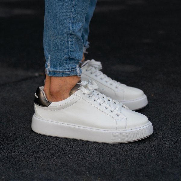 Men's Casual Sneakers Iconic White-Black