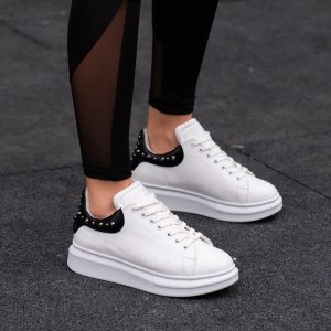 Women's Hype Sole Thorn Sneakers In White - 1