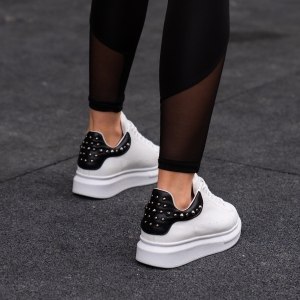 Women's Hype Sole Thorn Sneakers In White