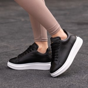 Martin Valen Women High Sole Sneakers In Black - 4