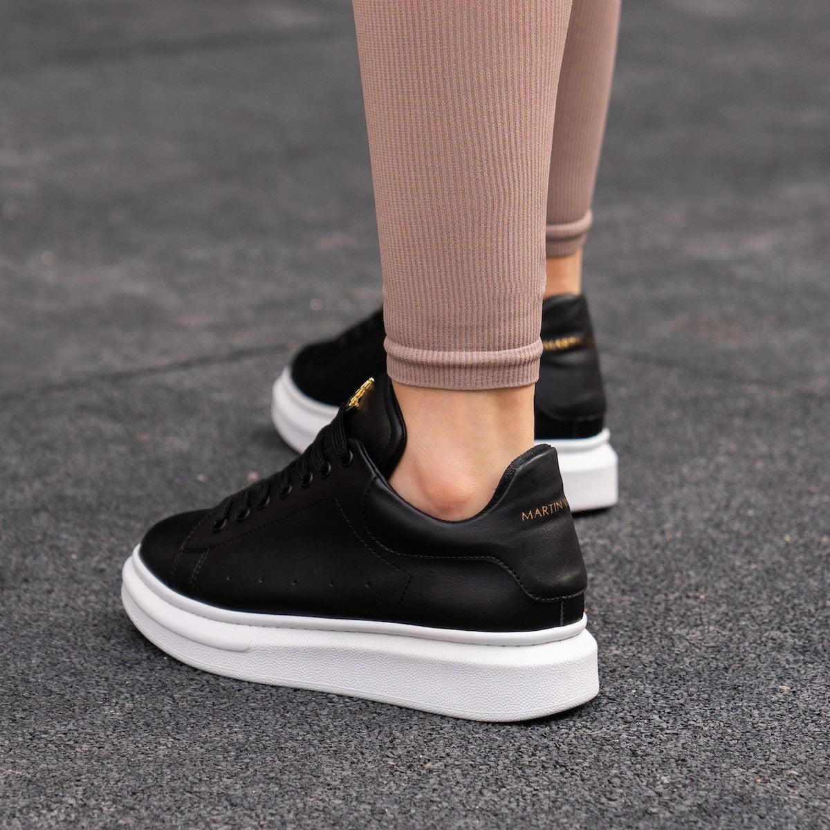 Black Chunky Trainers