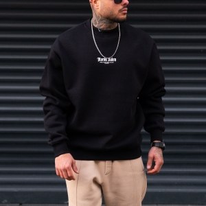 Men's Oversize Sweatshirt Martin Valen Urban Culture Black - 2