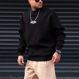 Men's Oversize Sweatshirt Martin Valen Urban Culture Black - 3