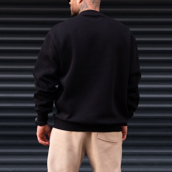 Men's Oversize Sweatshirt Martin Valen Urban Culture Black - 6
