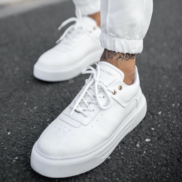 Men’s Casual Sneakers Breathable Shoes White