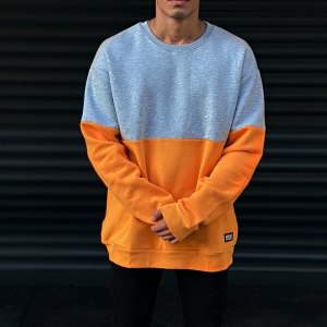 Men's Double Colored Oversize Sweatshirt