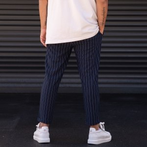 Jack & Jones Casual Trousers : Buy Jack & Jones Navy Blue Mid Rise Striped  Pants -28 Online|Nykaa fashion
