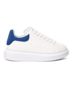 Martin Valen Women High Sole Sneakers White&Blue