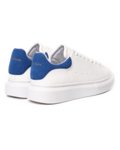 Plateau Sneakers Schuhe in weiss-blau - 3