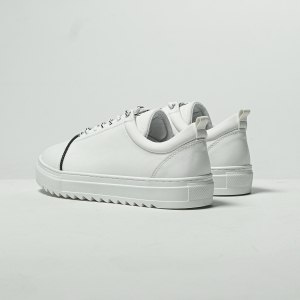 Herren Low Top Sneakers Designer Schuhe in weiss - 4