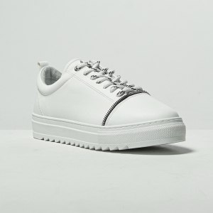 Herren Low Top Sneakers Designer Schuhe in weiss - 3