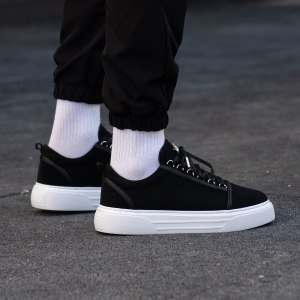 Men's Casual Sneakers Crowned Black - 11