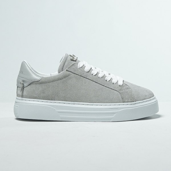 Arc Suede Genuine Leather Shoes Grey - 1