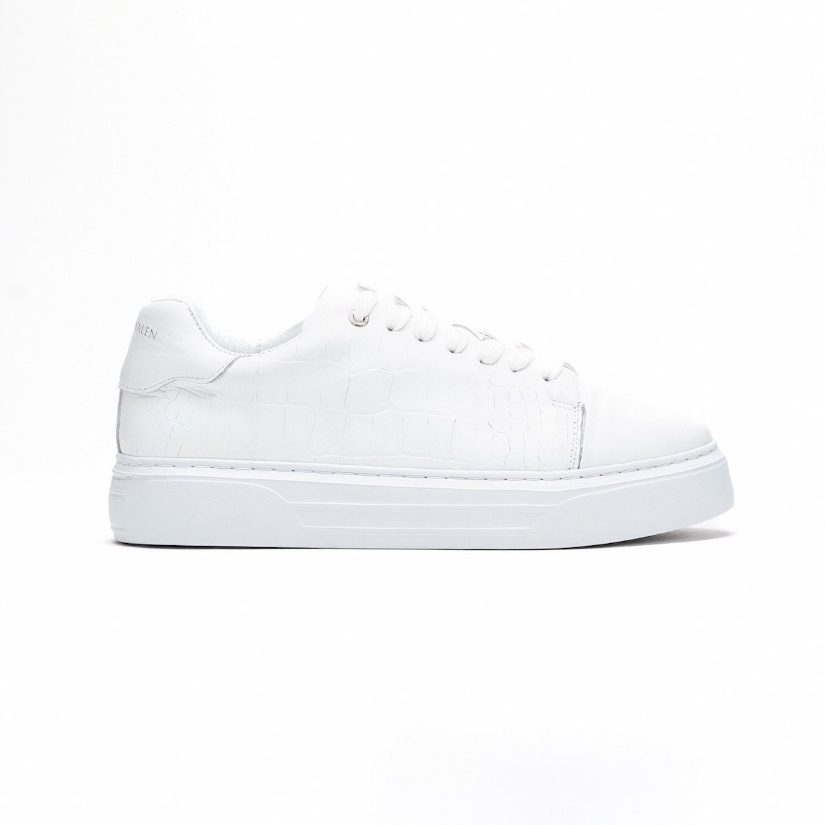 Rizz Lizz Genuine Leather Sneakers Shoes in White | Martin Valen