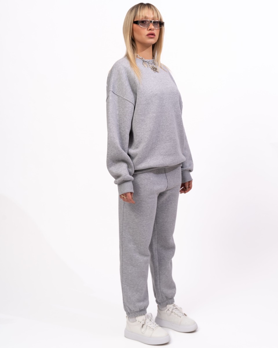Martin Valen Exklusives Oversize Sweatshirt Jogger Set - Grau