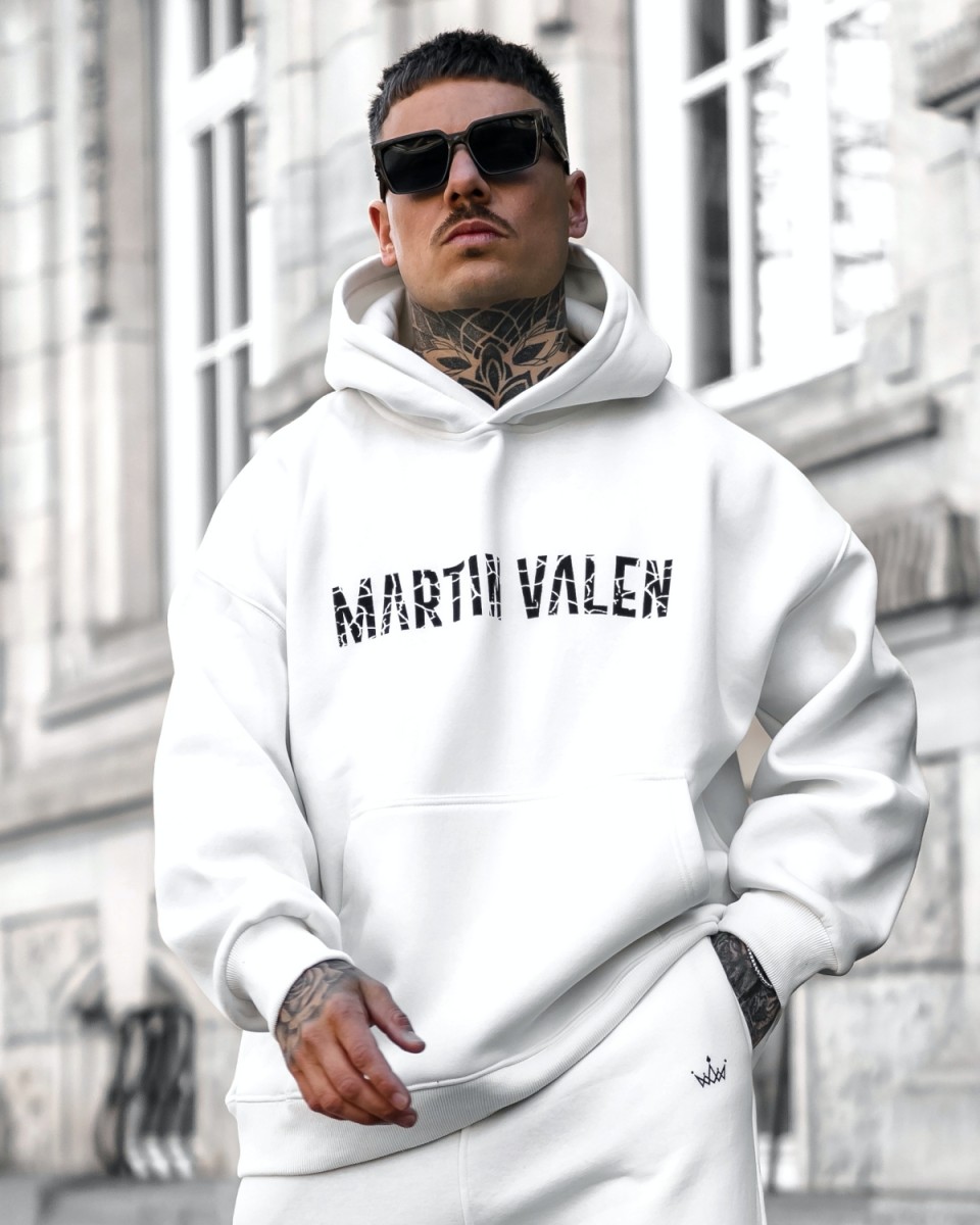 Grieto Martin Valen Designer Oversized Hoodie - White