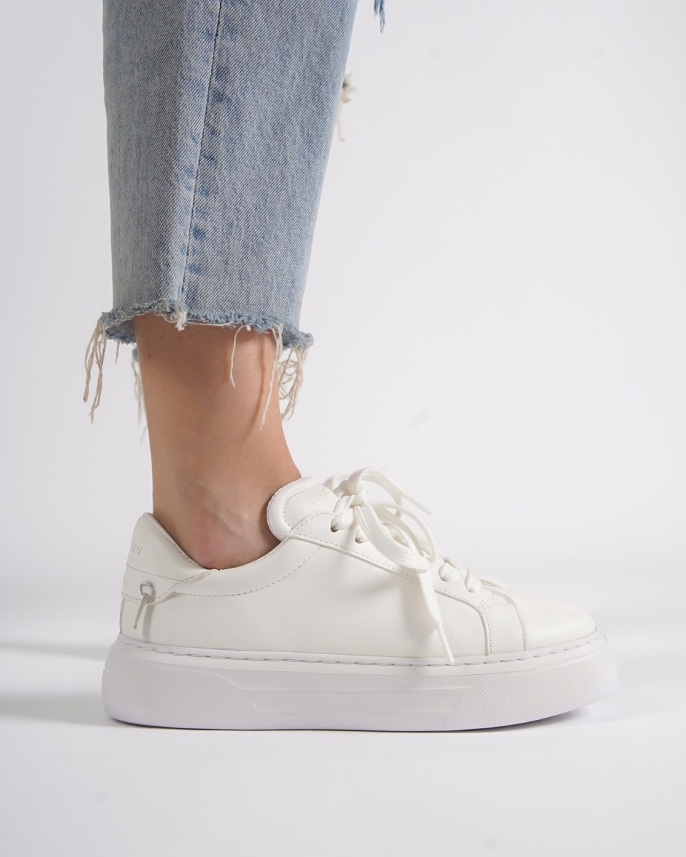 Node High Street Sapatos de Mulher em Branco - Branco