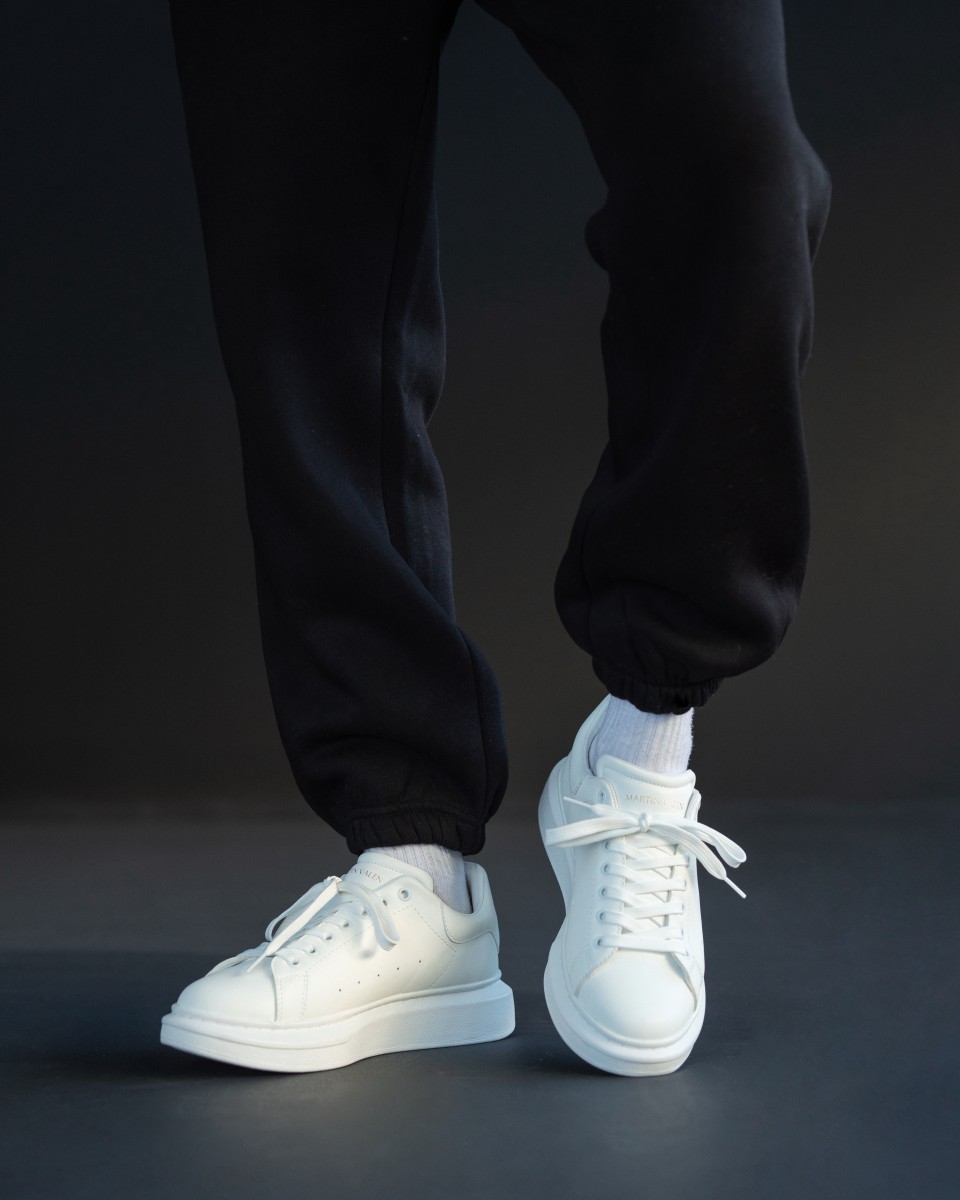 Sapatos Plataforma Sneakers Brancos | Martin Valen