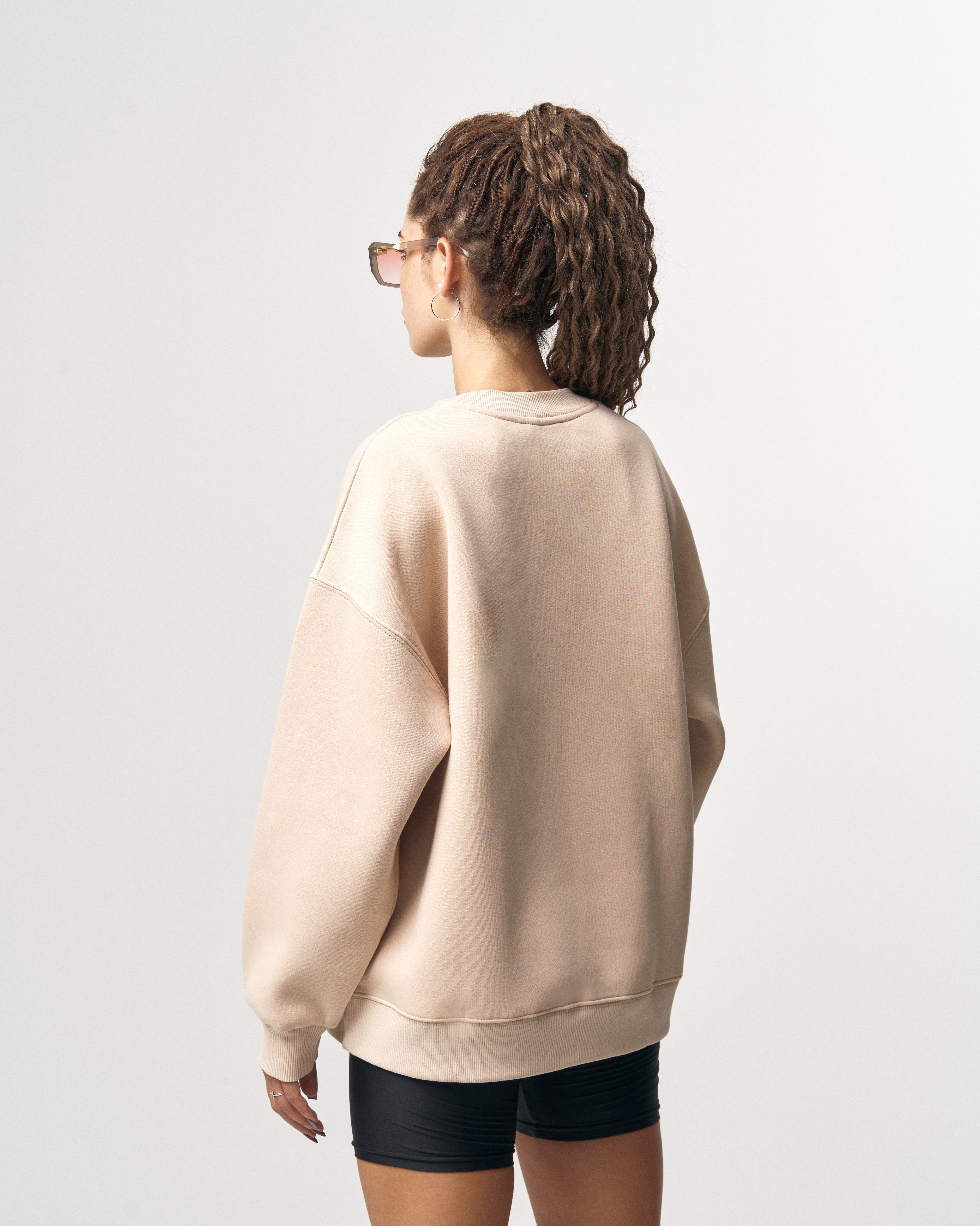 Martin Valen Sweatshirt à Col Rond Oversize pour Femme | MV