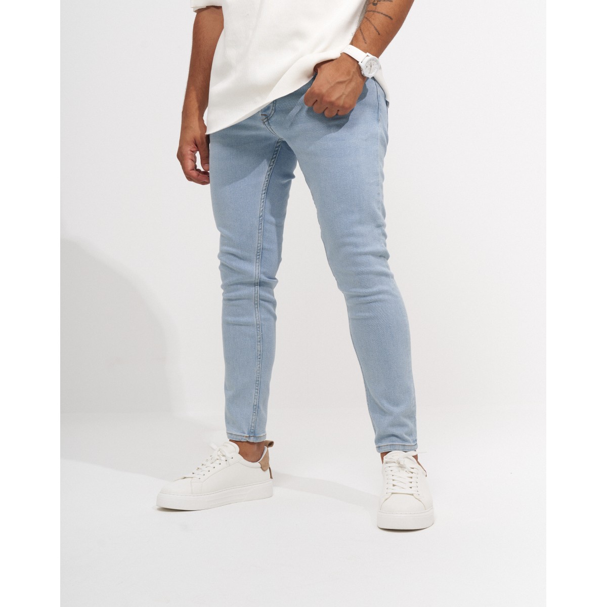 Bershka Skinny Fit Denim Jeans Jacket Size M #C415 | eBay
