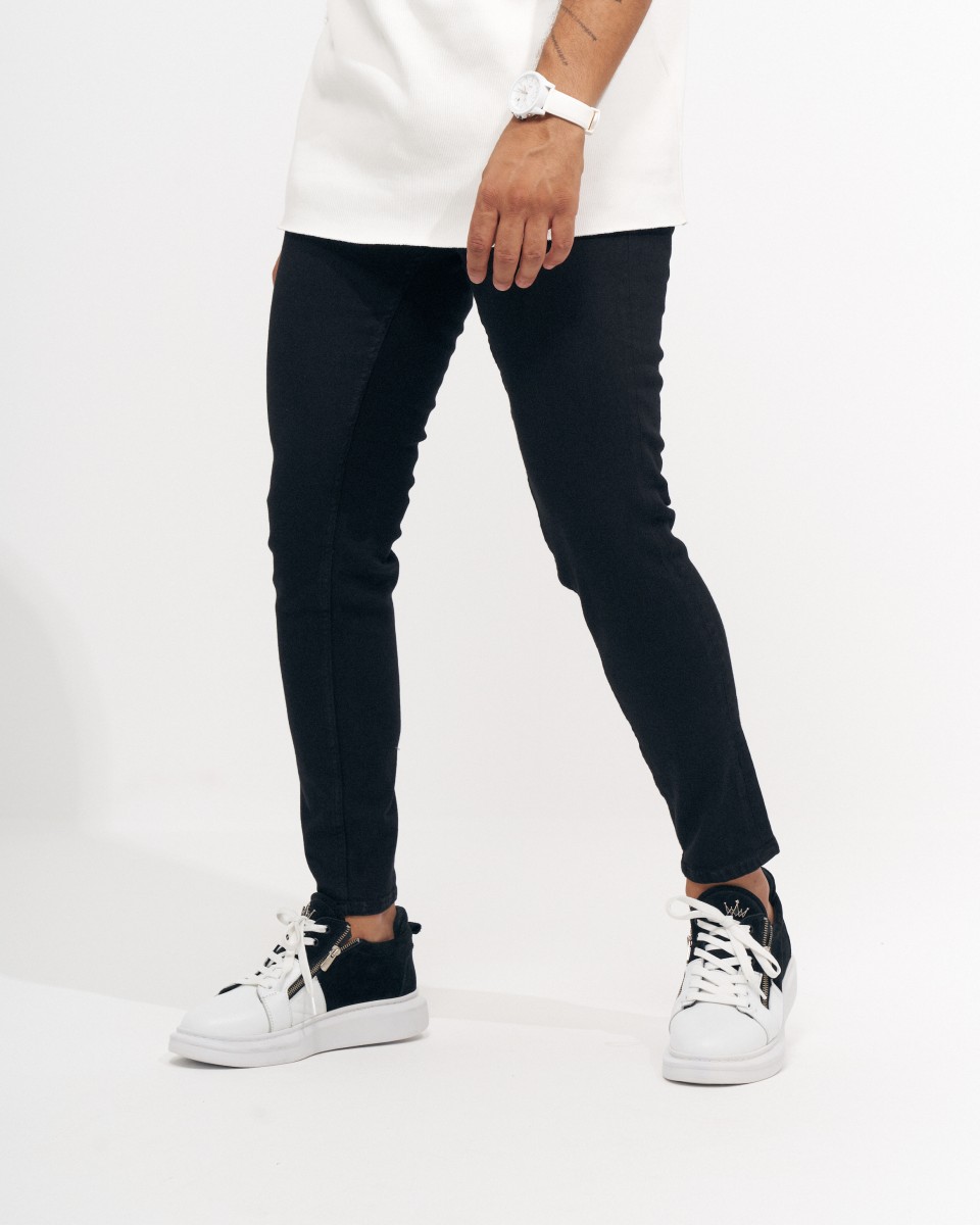 Мужские узкие черные джинсы | Martin Valen