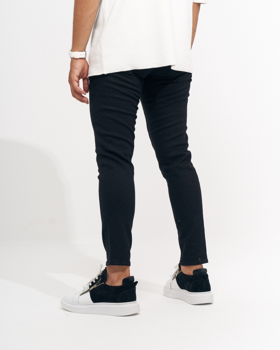 Мужские узкие черные джинсы | Martin Valen