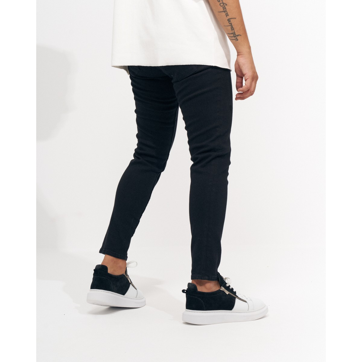 Men’s Skinny Fit Black Jeans | Martin Valen