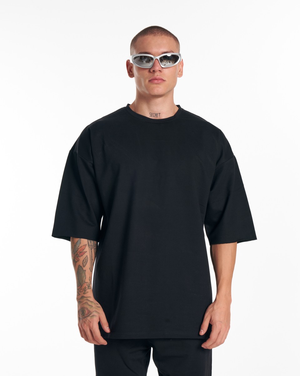 Men's Oversize Tracksuit Special Design Black