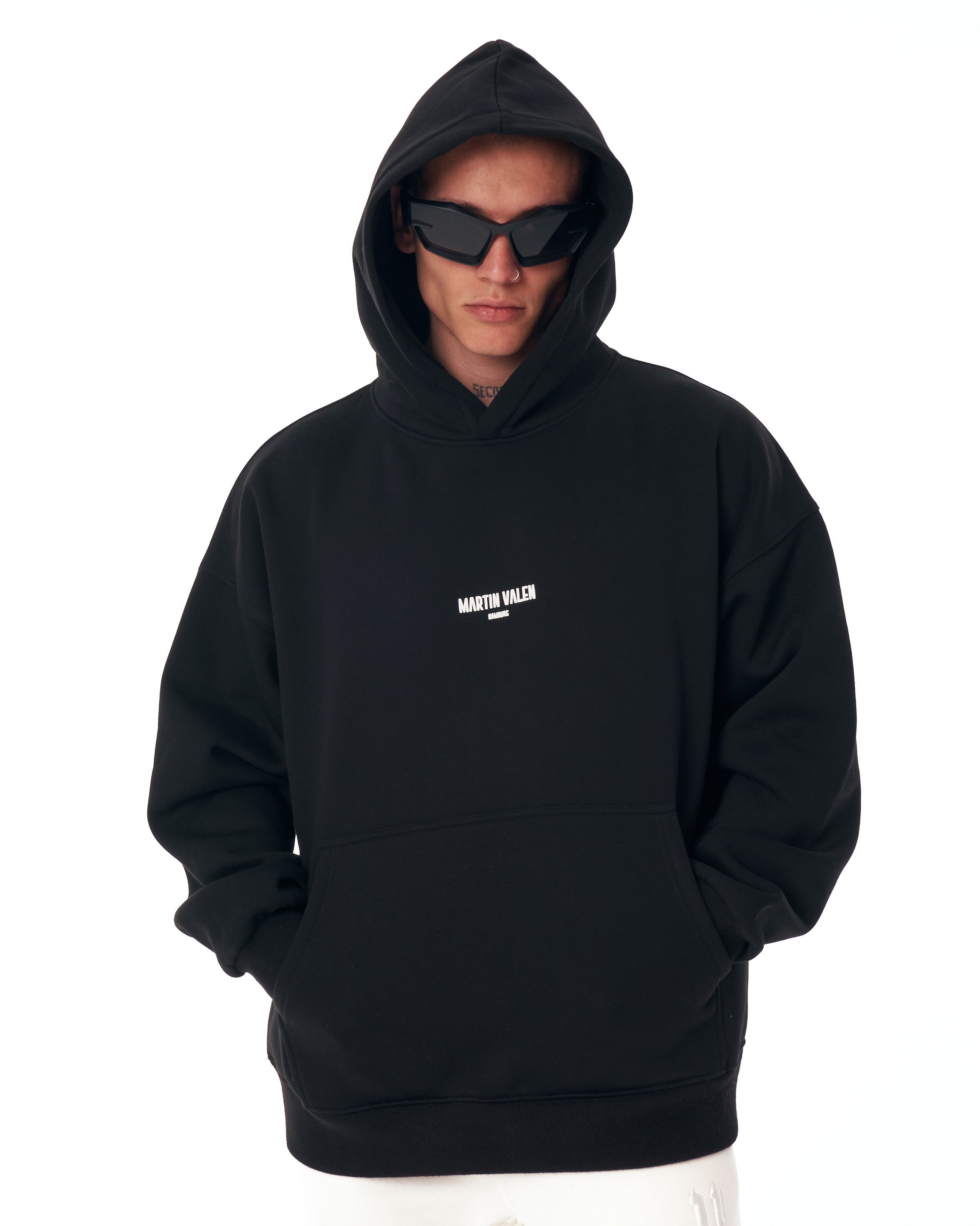 Streetwear Extra Oversized Black Hoodie