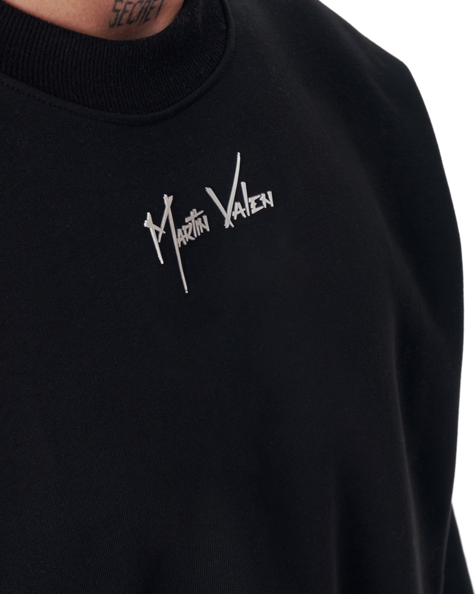 Ikigai Men's Oversized Martin Valen 3D Printed Sweatshirt | Martin Valen