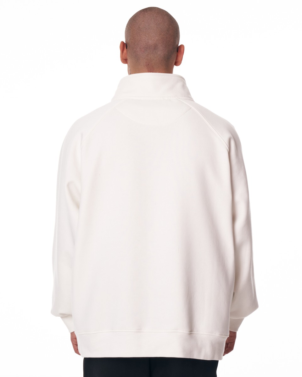 Men's Half Zip Pullover Oversized Sweatshirt | Martin Valen