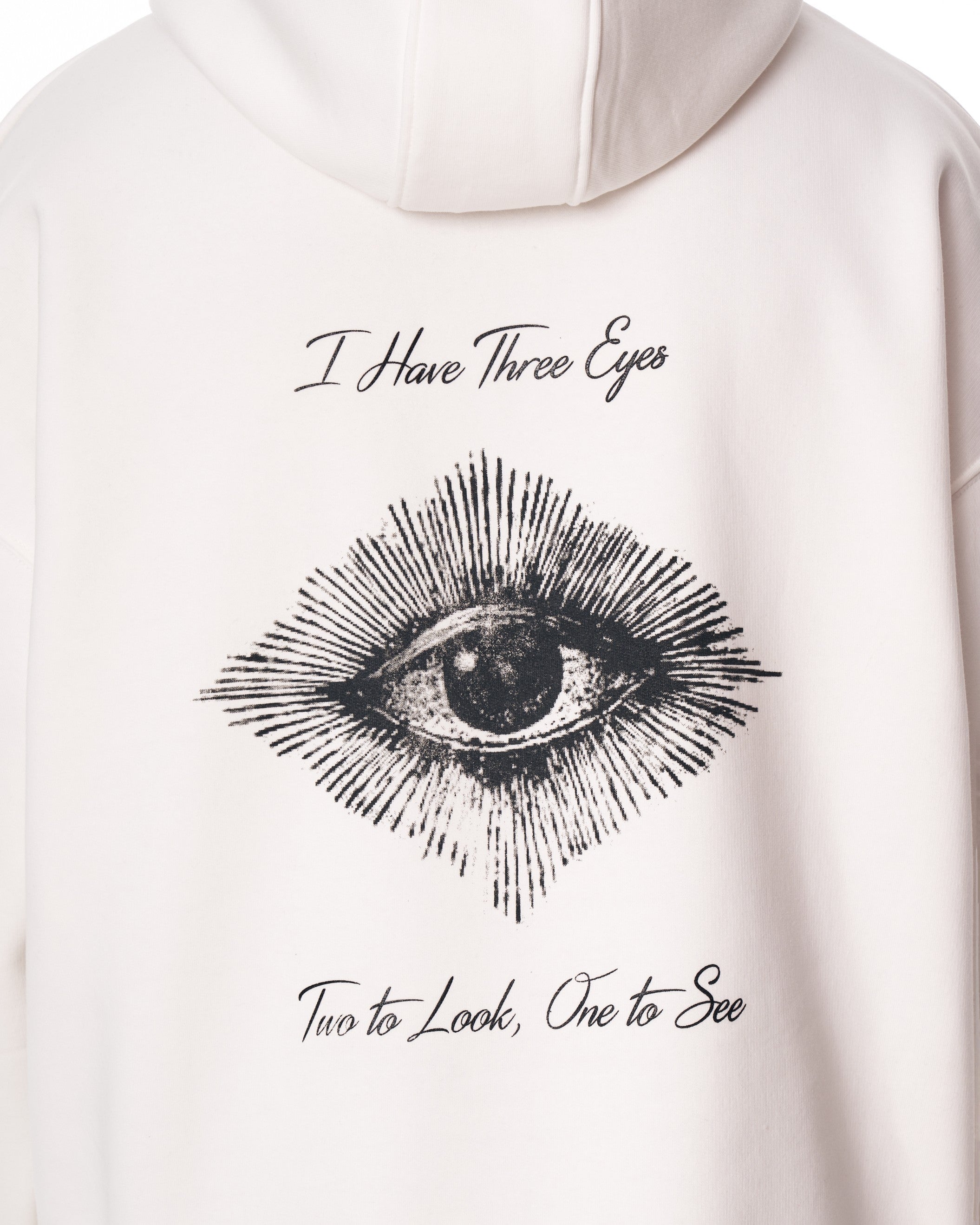 J'ai trois yeux, deux pour regarder, un pour voir