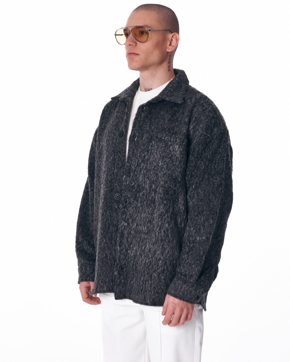Men's Street Style Button Down Wool Cardigan | Martin Valen