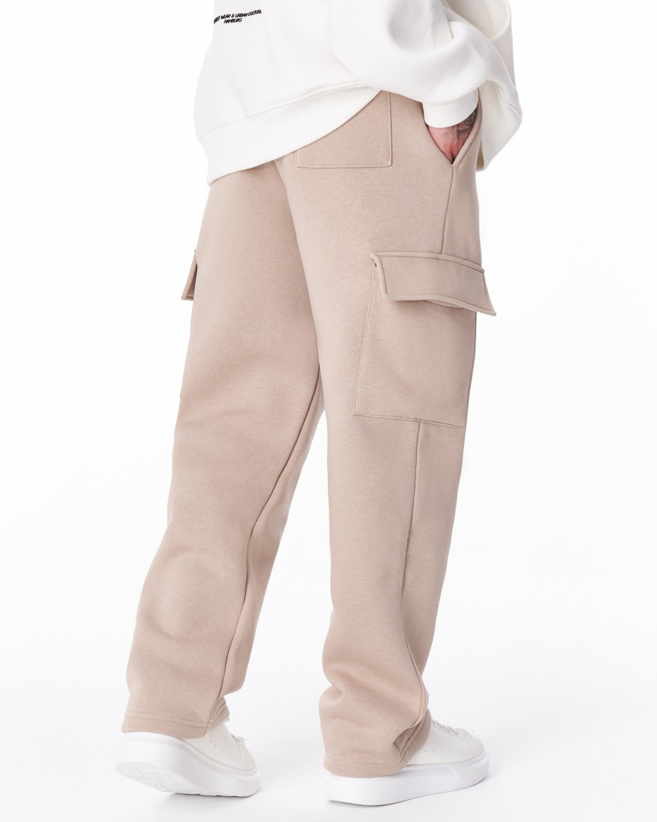 Мужские брюки-джоггеры из флиса с карго-карманами | Martin Valen