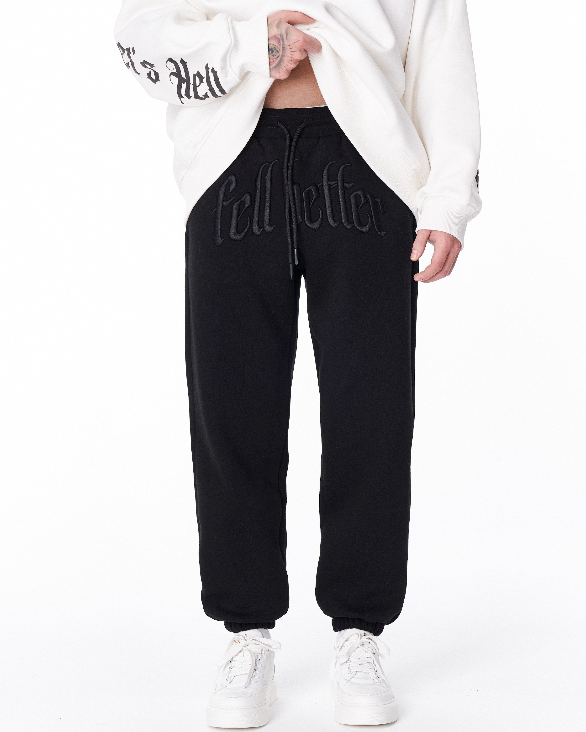 "Feel Better" Herren Bestickter Jogger | Martin Valen