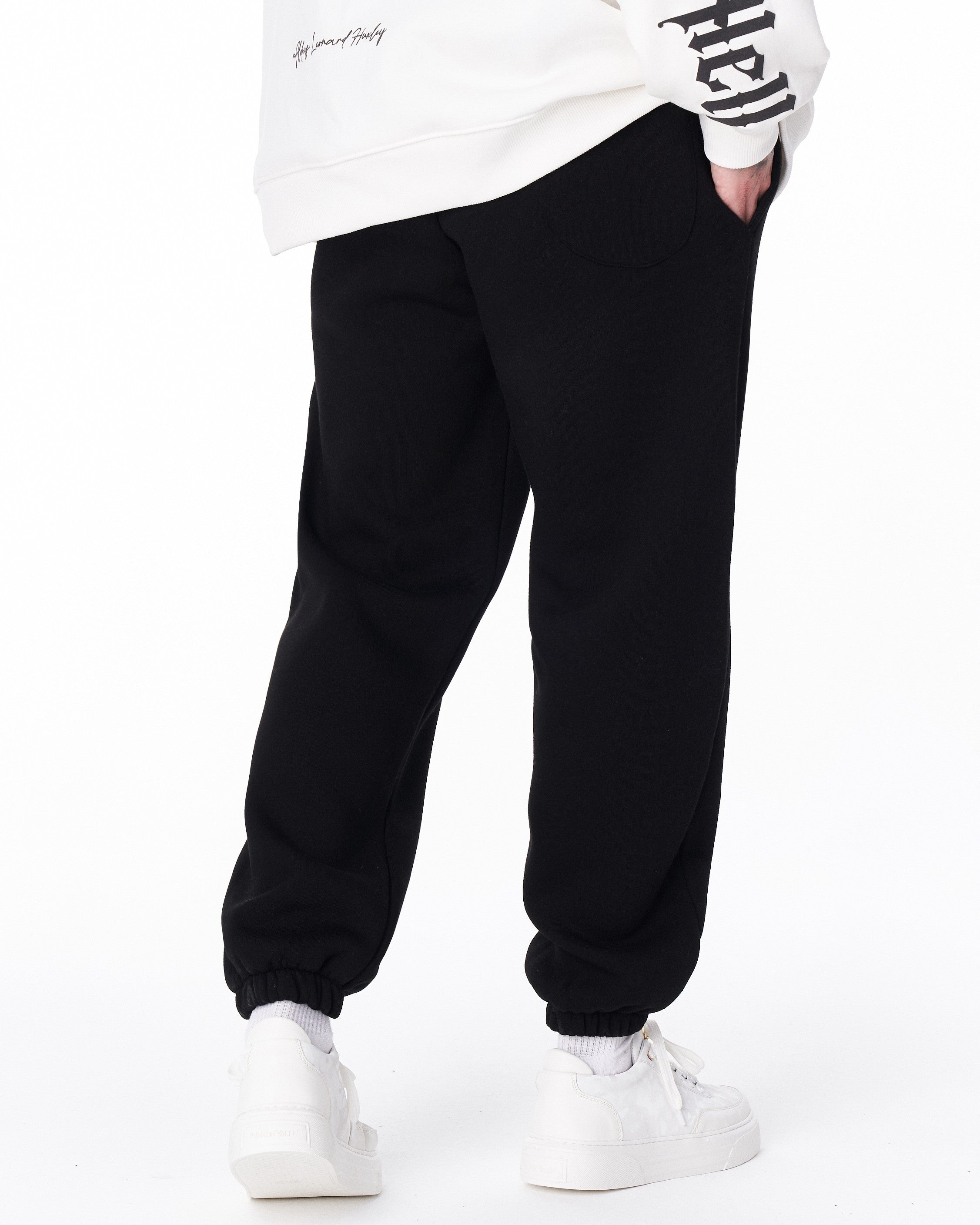 "Feel Better" Geborduurde Jogger voor Heren | Martin Valen