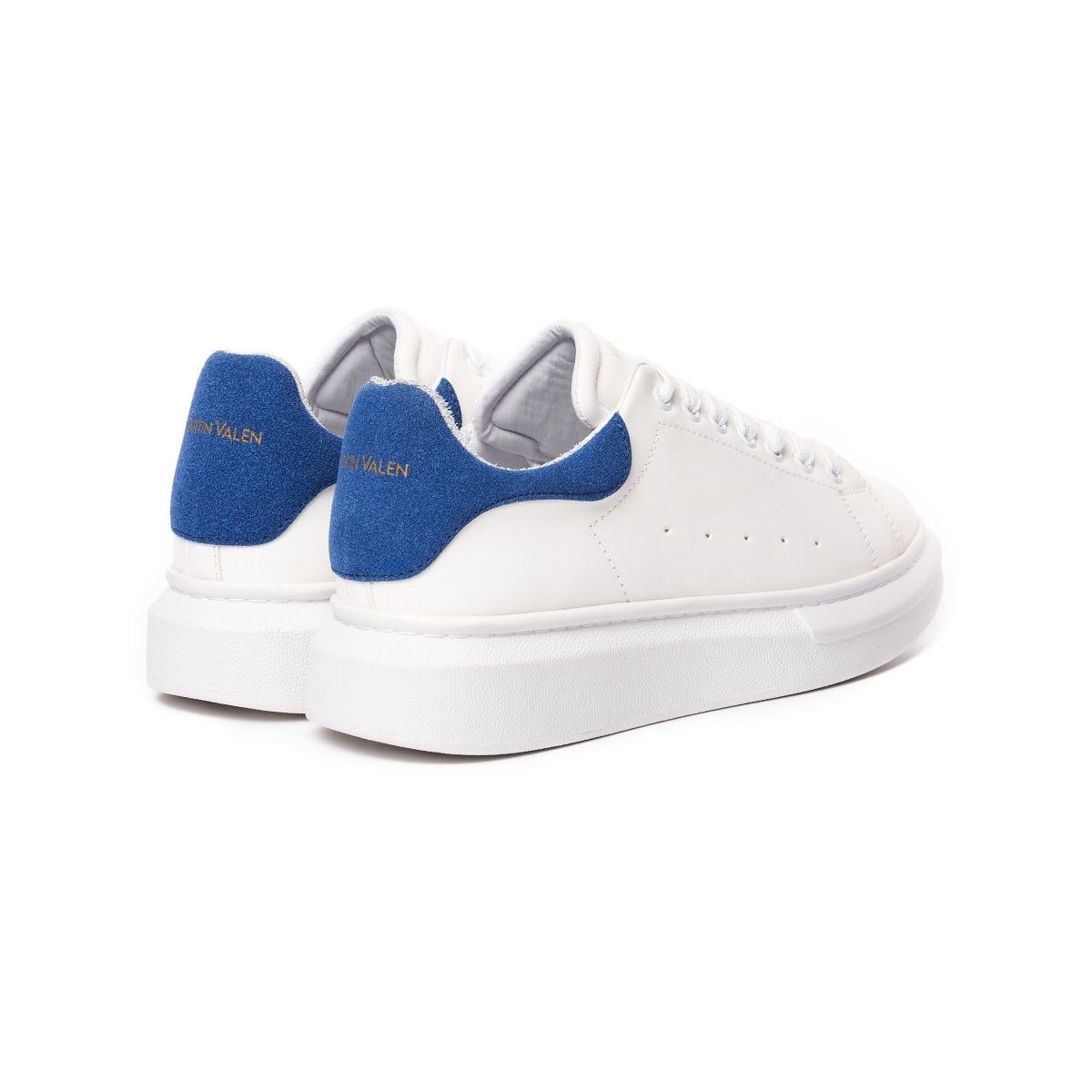 Chunky Sneakers Shoes White-Blue | Martin Valen