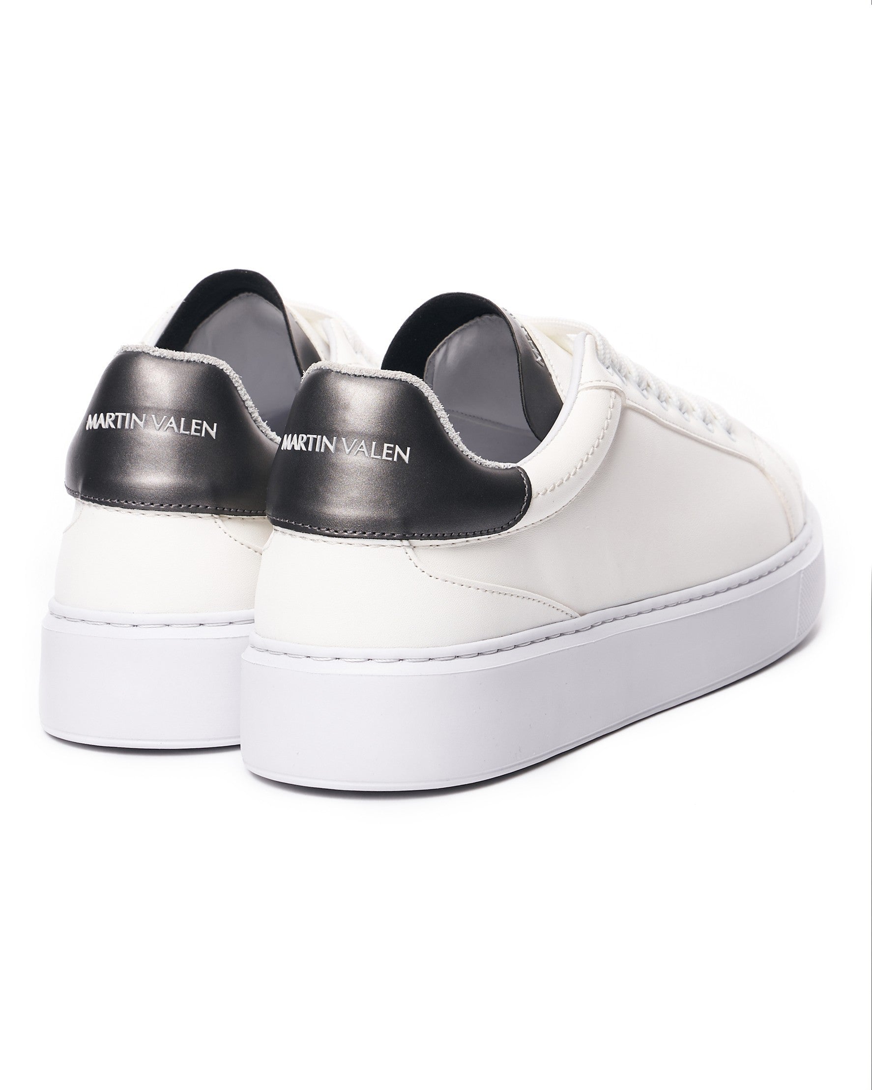 white casual sneakers