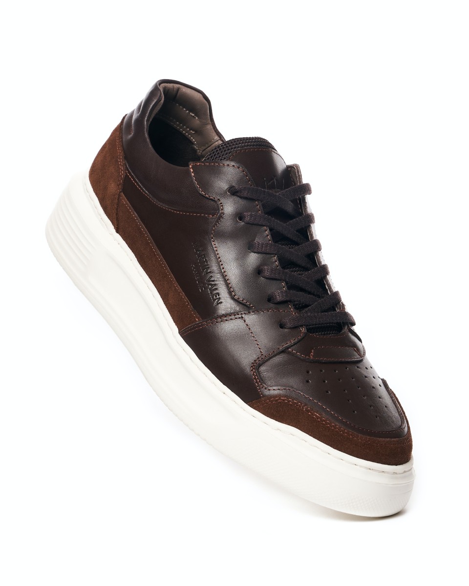 Men's Smart Casual Brown Leather Shoes | Martin Valen