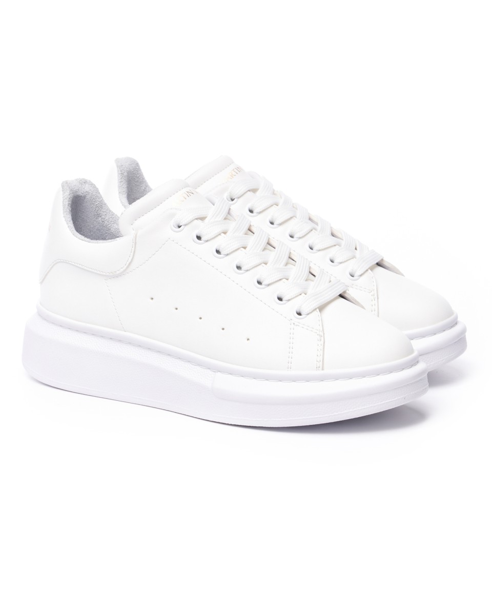 Sapatos Plataforma Sneakers Brancos | Martin Valen