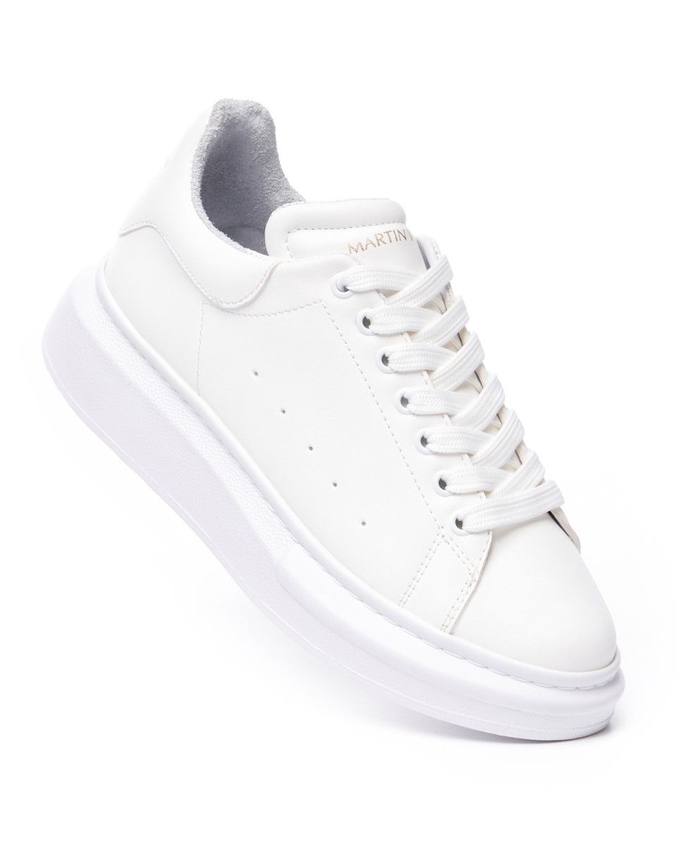 Plateau Sneakers Schuhe Weiß | Martin Valen