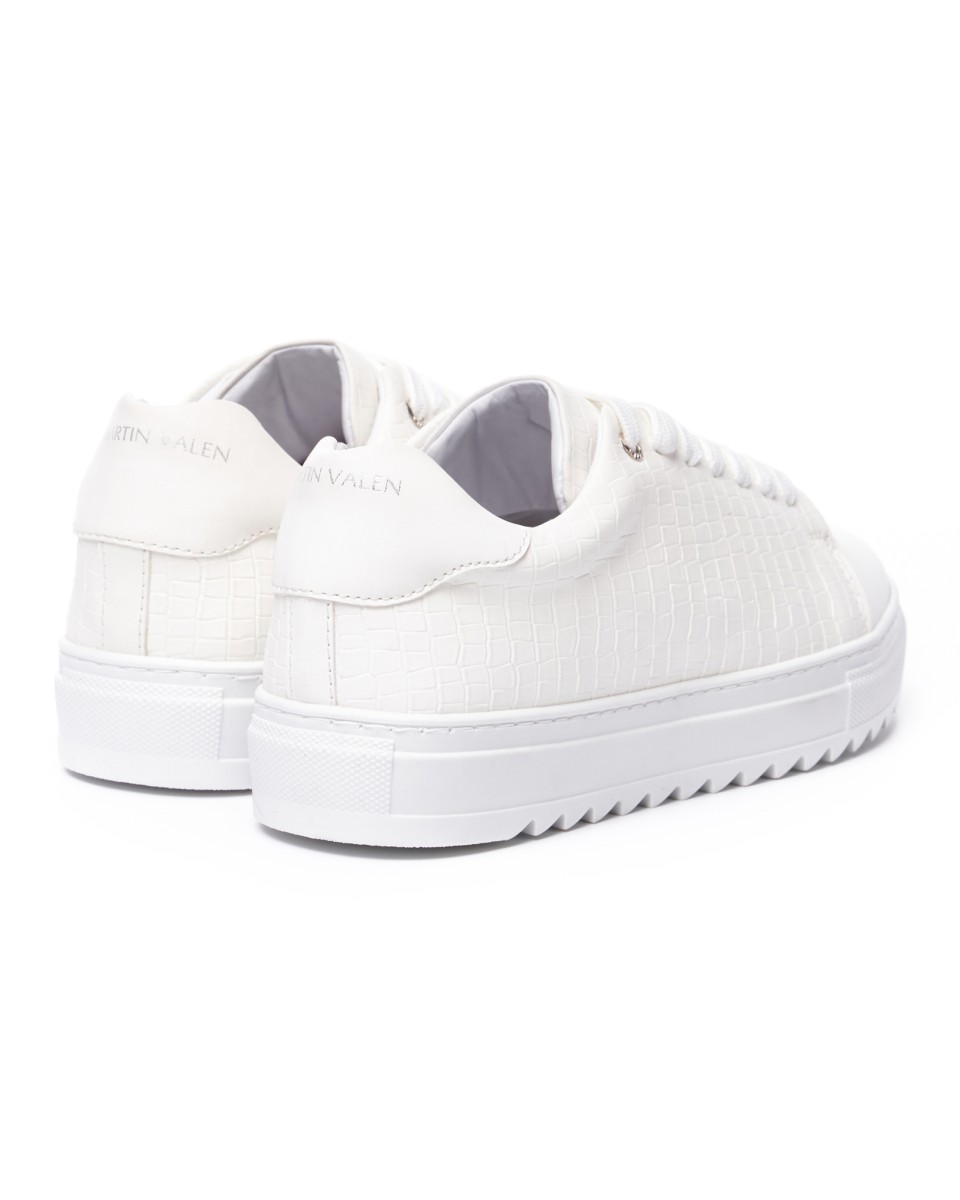 Dino Low Top Sneaker Shoes White | Martin Valen