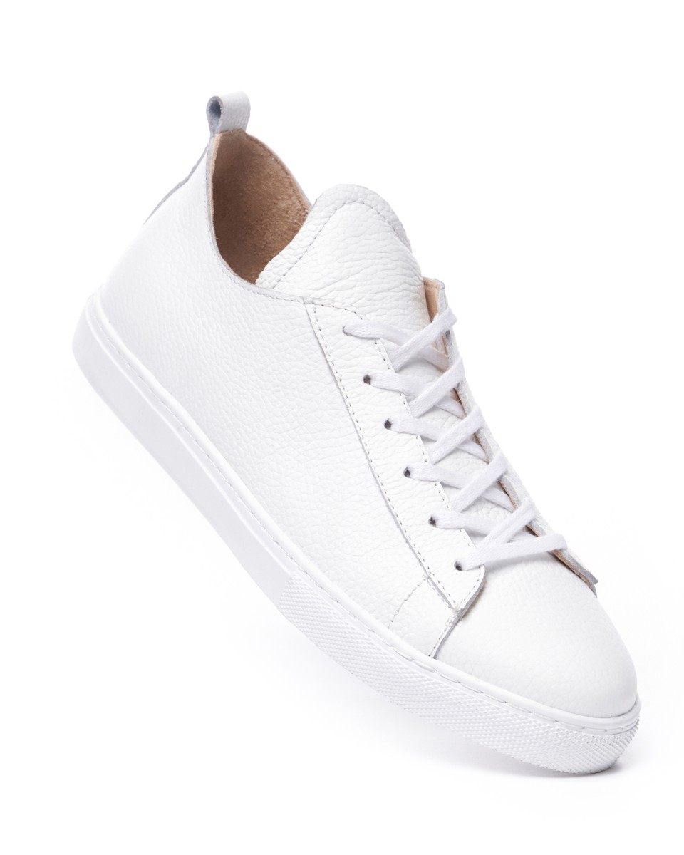 Elysian Ease Men's White Sneaker | Martin Valen