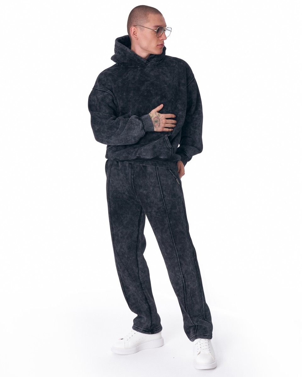 Tracksuit Urban Style Anthracite Lavé - Anthracite